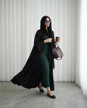 Load image into Gallery viewer, NOIR - THAHAB ABAYA

